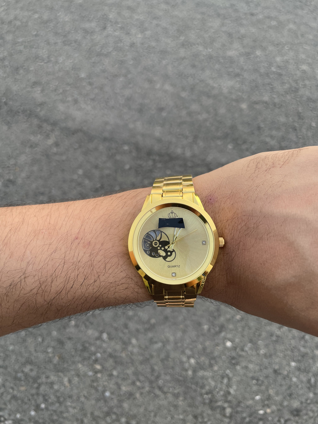 PKING FULLYGOLDEN SIMPLE WATCH