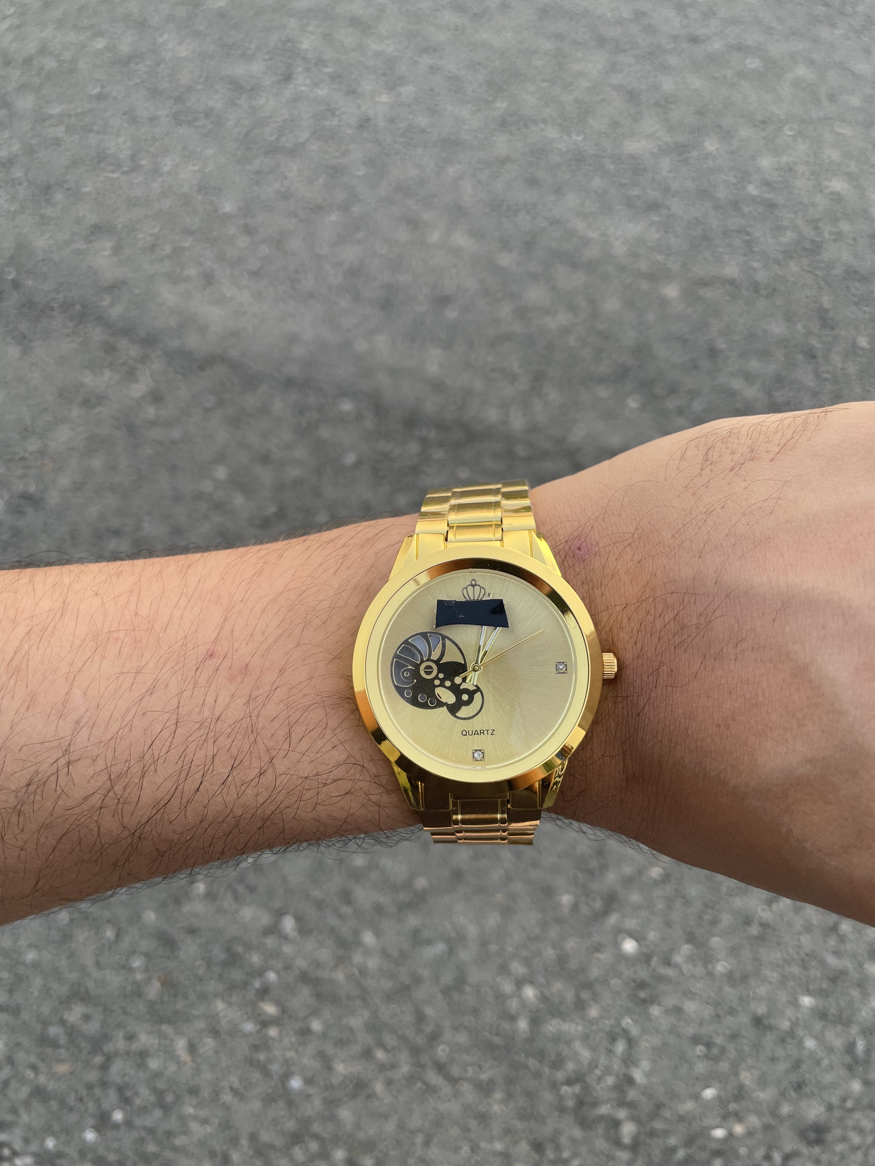 PKING FULLYGOLDEN SIMPLE WATCH