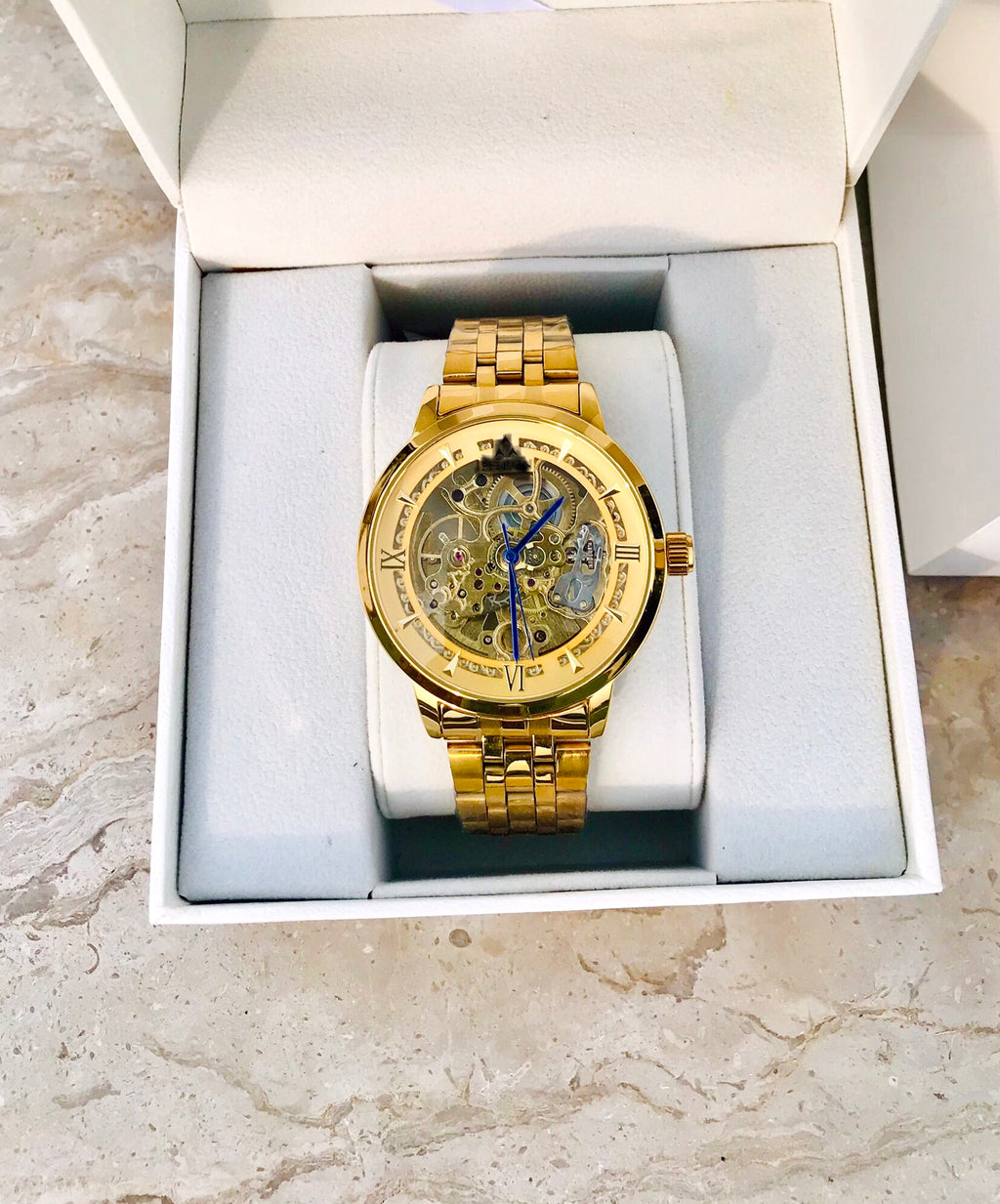 FULLY GOLDEN LUXURY AUTOMATIC WATCH (PREMIUM BOX&BAG INCLUDED)